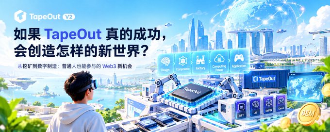 如果 TapeOut 真的成功,会创造怎样的新世界?