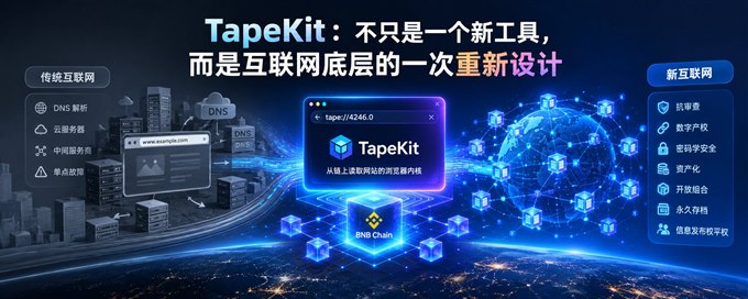 TapeKit：不只是一个新工具，而是互联网底层的一次重新设计